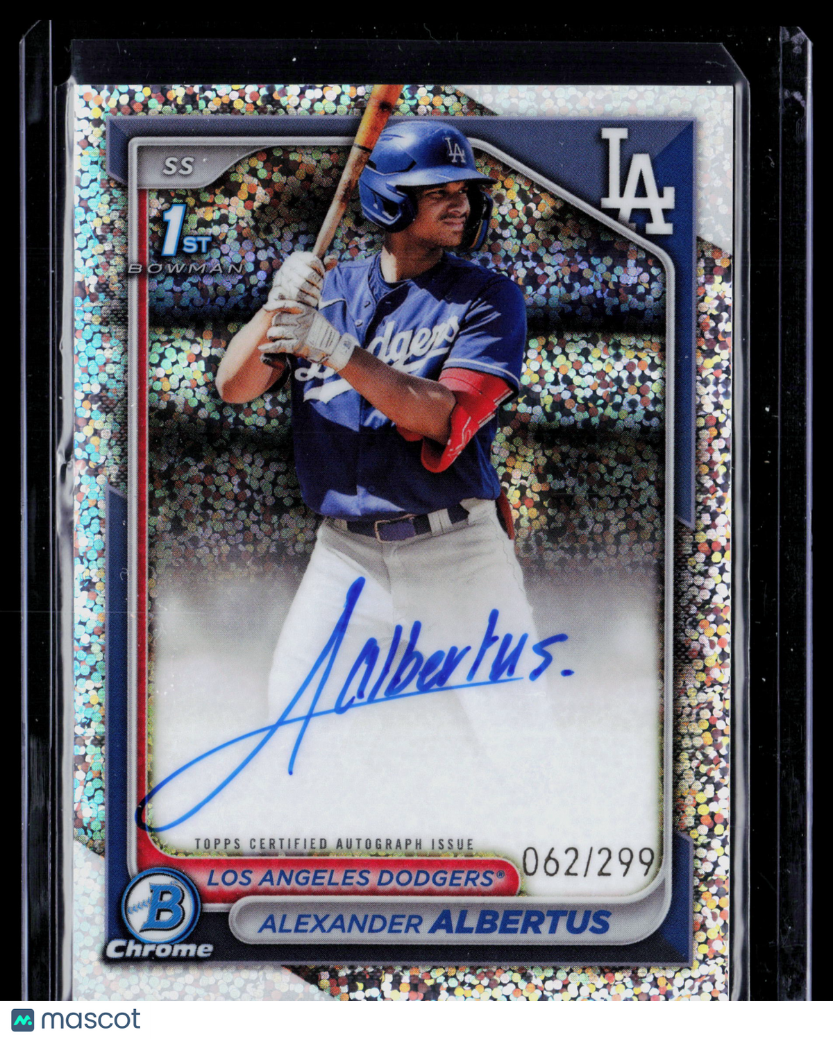 2024 Bowman Chrome Alexander Albertus #CPA-AAL Speckle Refractor 062/299