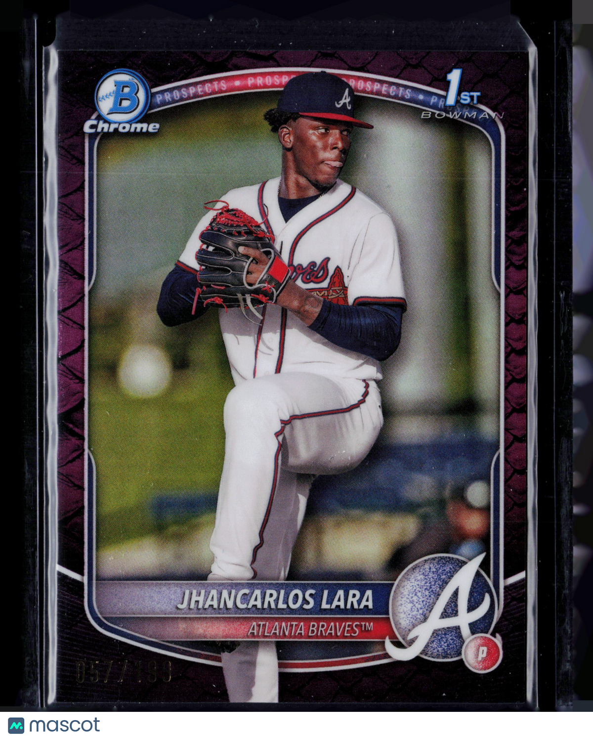 2025 Bowman Chrome Jhancarlos Lara #BCP-126 Purple