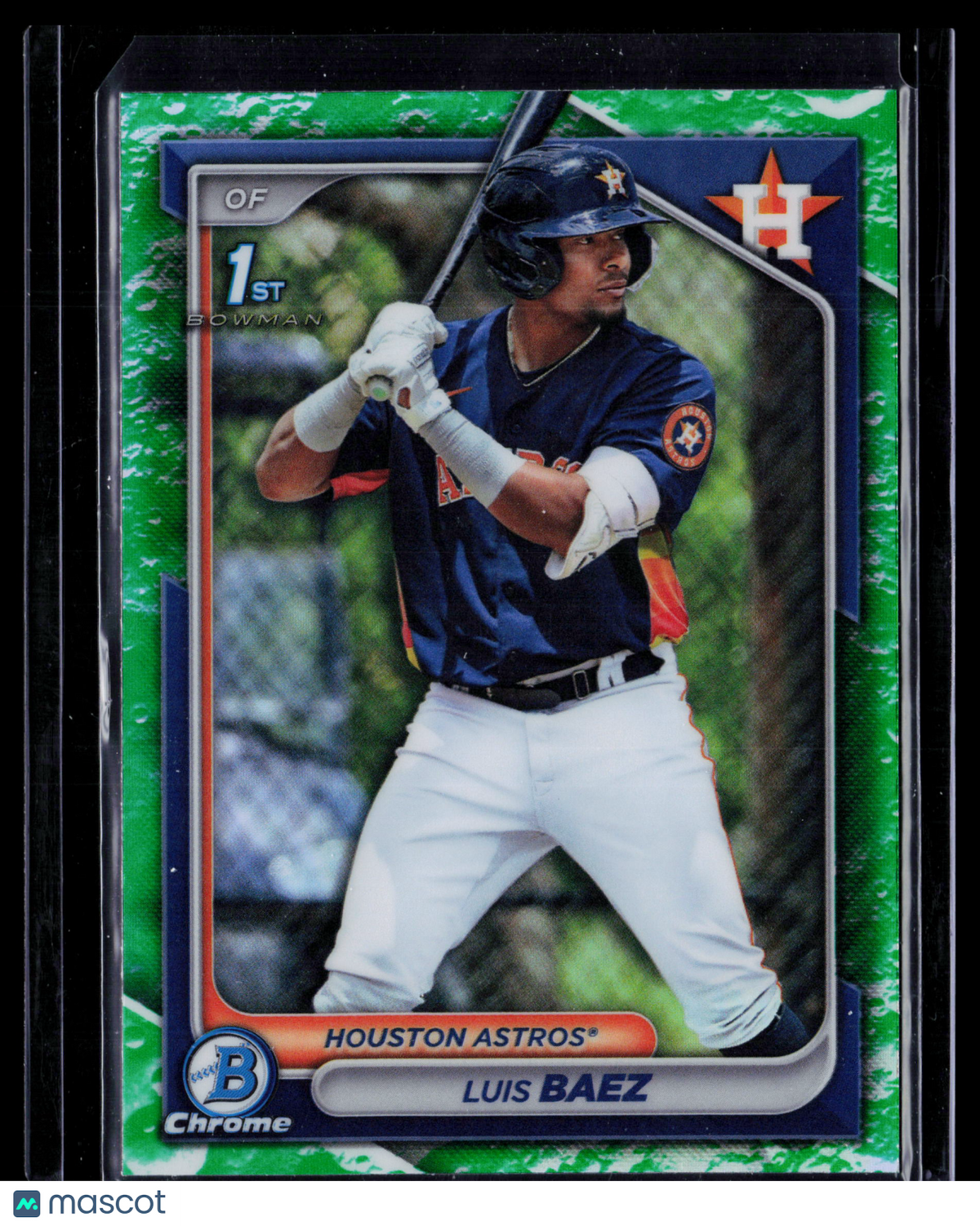 2024 Bowman Chrome Luis Baez #BCP-66 Green