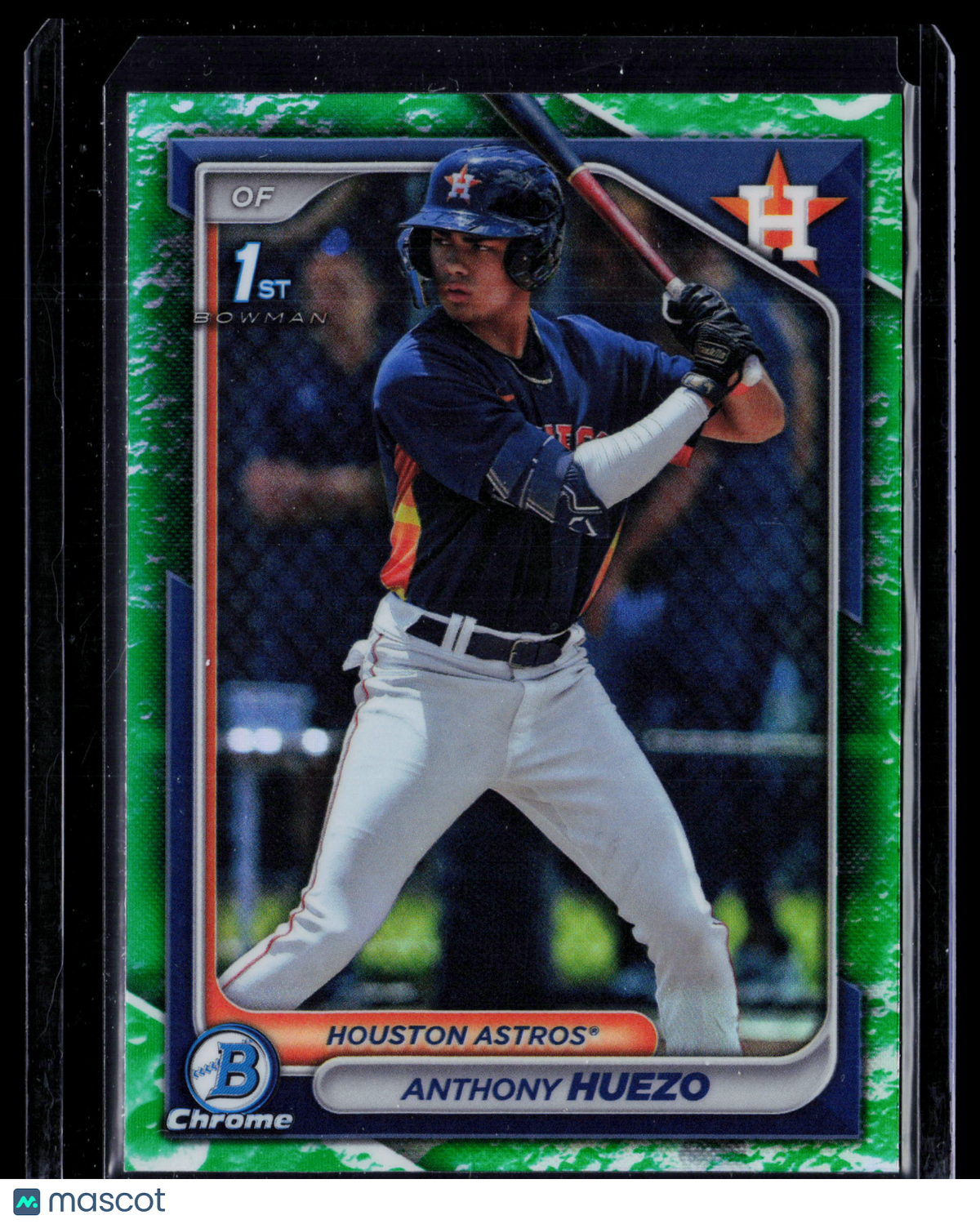 2024 Bowman Chrome Anthony Huezo #BCP-108 Green Shimmer