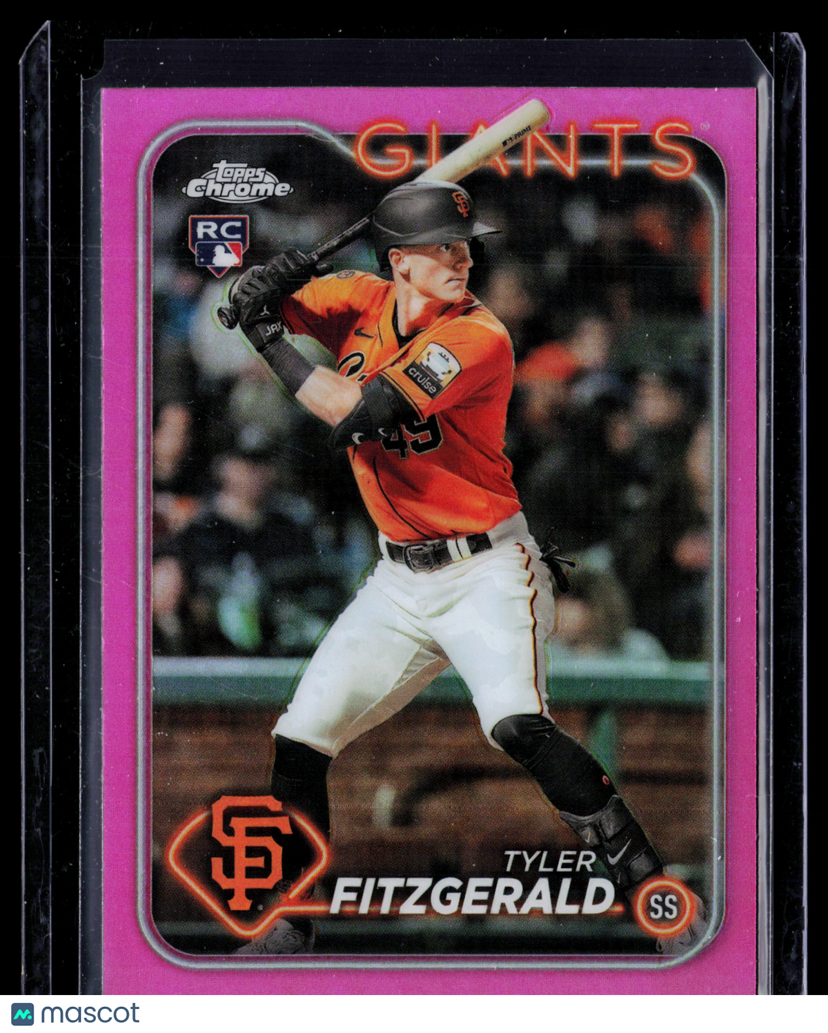 2024 Topps Chrome Tyler Fitzgerald #131 Pink RC