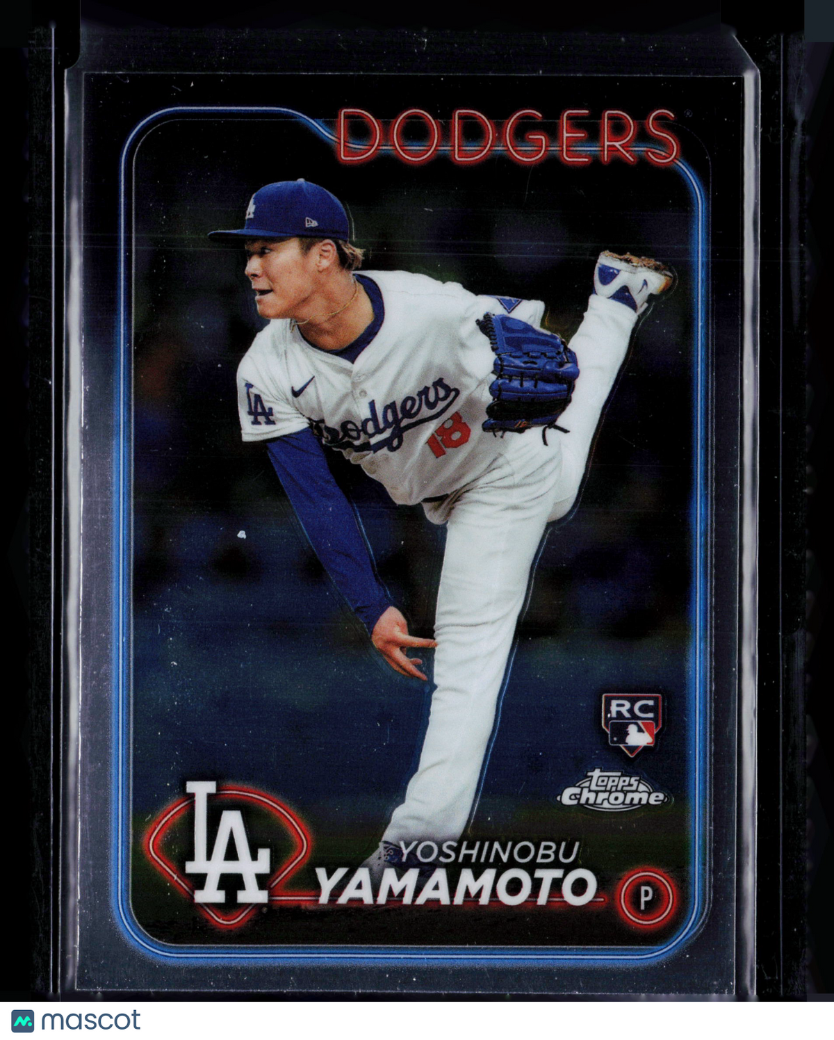 2024 Topps Chrome Yoshinobu Yamamoto #18 RC
