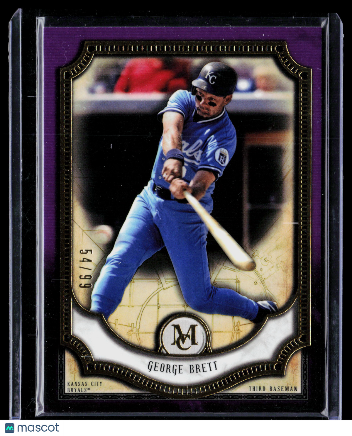 1976 Topps Museum Collection George Brett #62 Purple 54/99