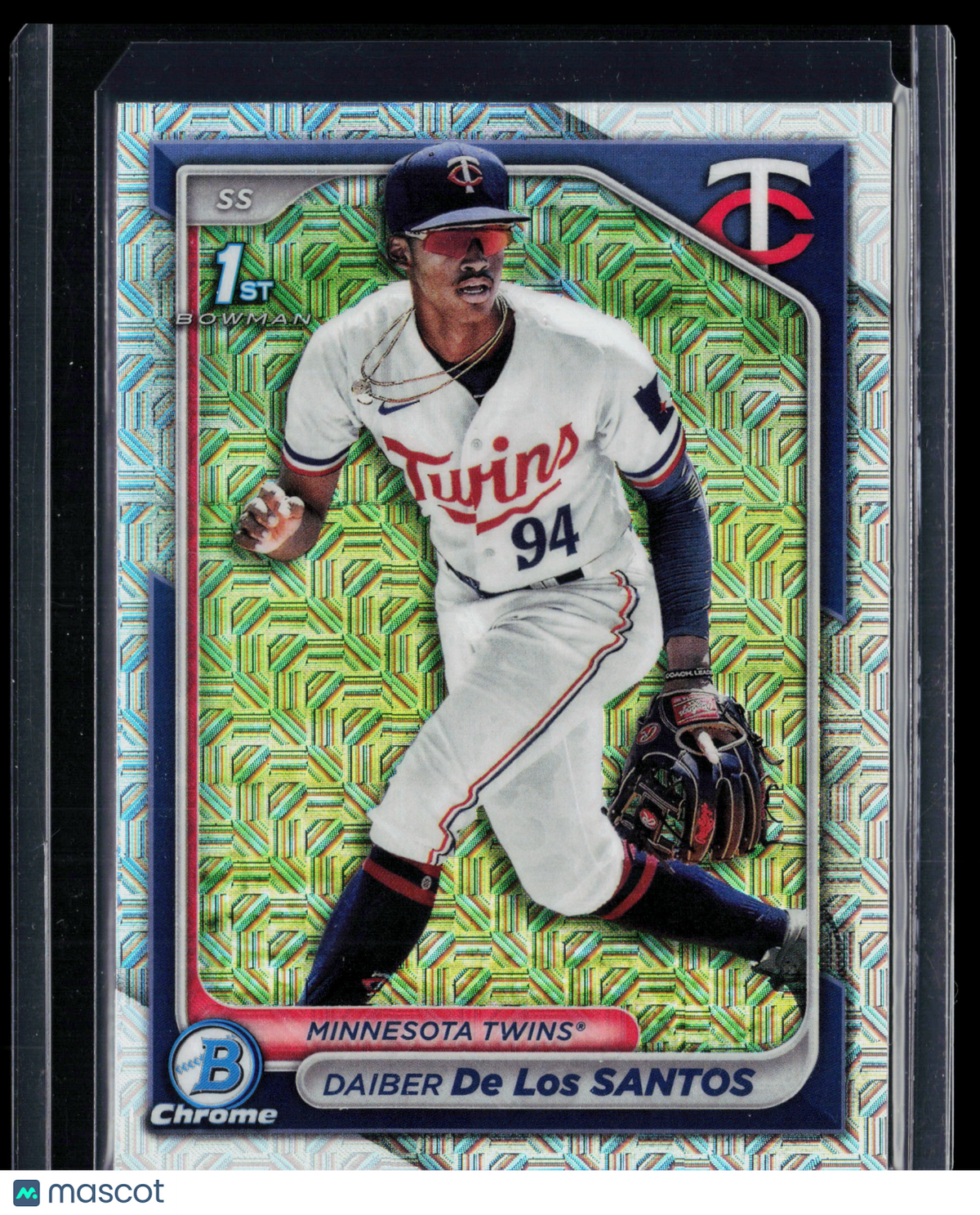 2024 Bowman Chrome Mega Box Daiber De Los Santos #BCP-185 Mojo Refractor