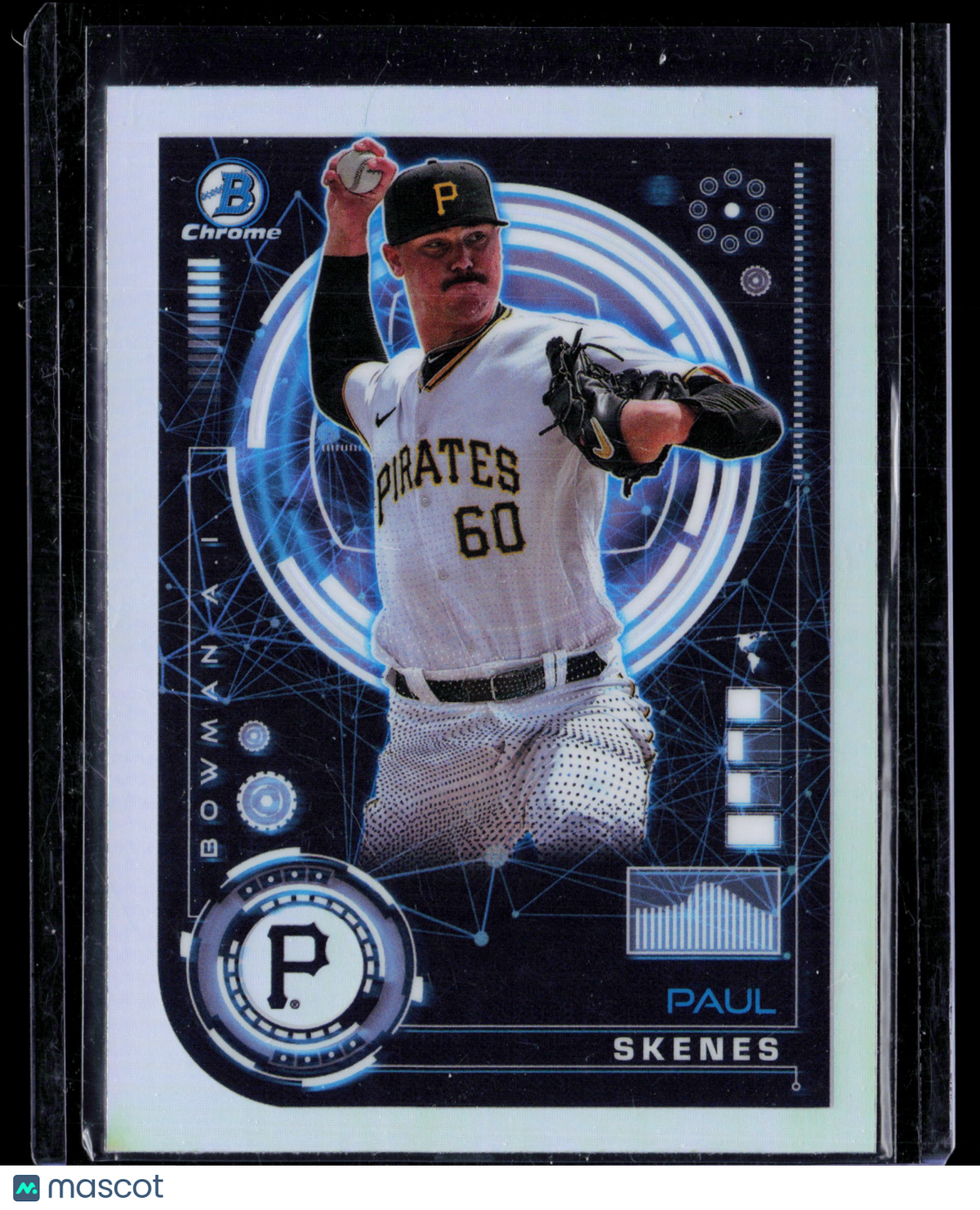 2024 Bowman Chrome Bowman A.I. Paul Skenes #BAI-15