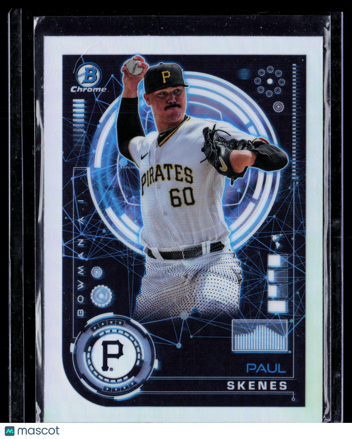 2024 Bowman Chrome Bowman A.I. Paul Skenes #BAI-15
