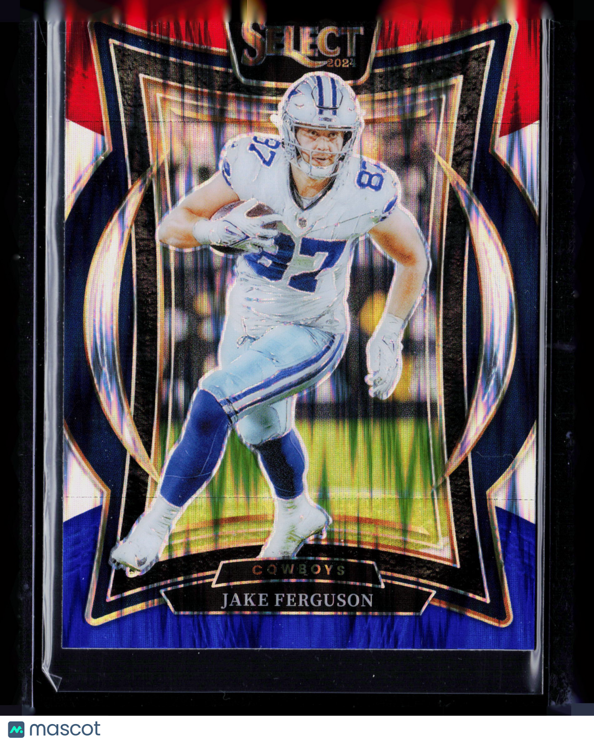 2025 Panini Select Jake Ferguson #64 Red White Blue Prizm