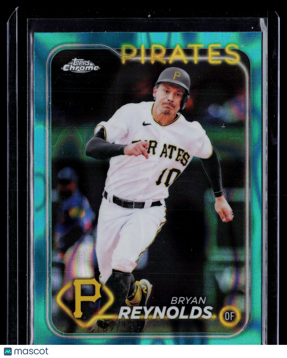 2024 Topps Chrome Bryan Reynolds #146 Green RayWave