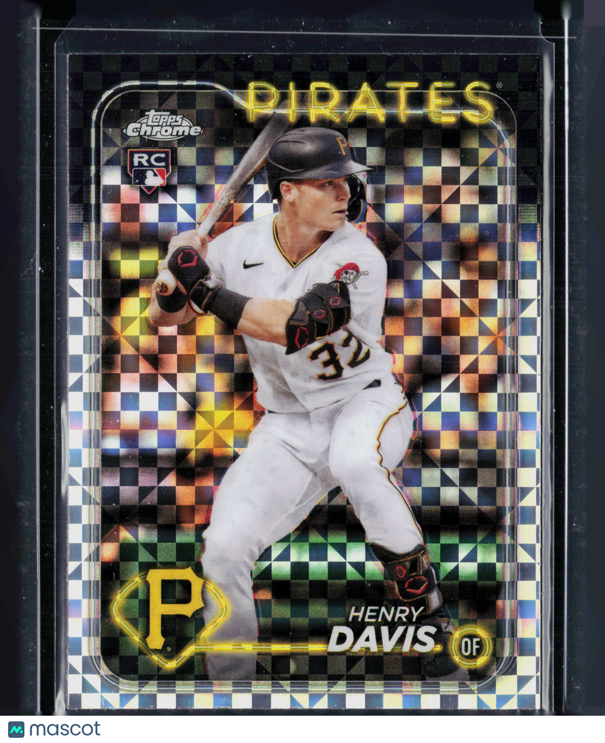 2024 Topps Chrome Henry Davis #260 Logofractor RC