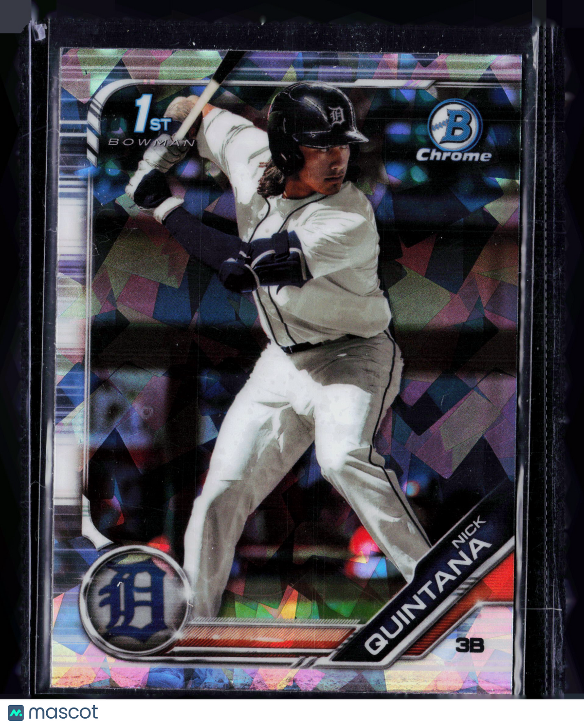 2019 Bowman Draft Chrome Sapphire Nick Quintana #BDC-105