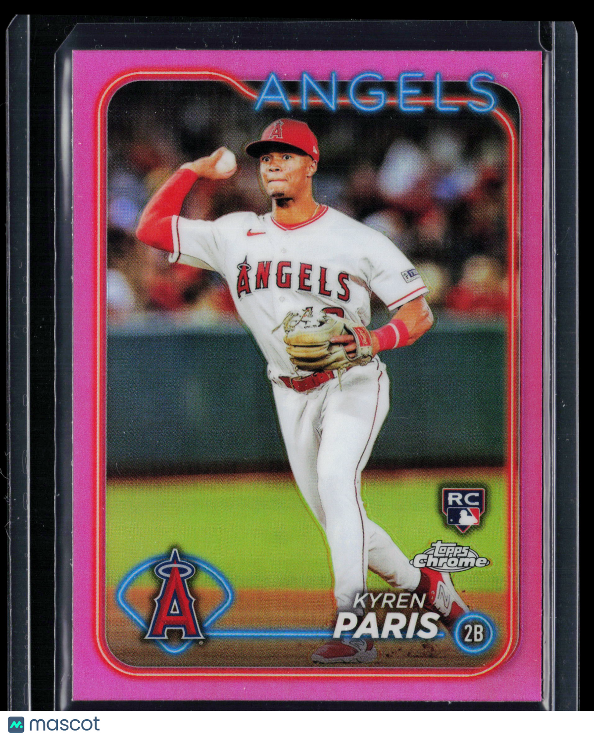 2024 Topps Chrome Kyren Paris #151 Pink RC