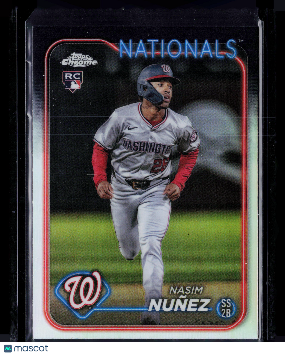 2024 Topps Chrome Update Nasim Nuñez #USC173 Refractor RC
