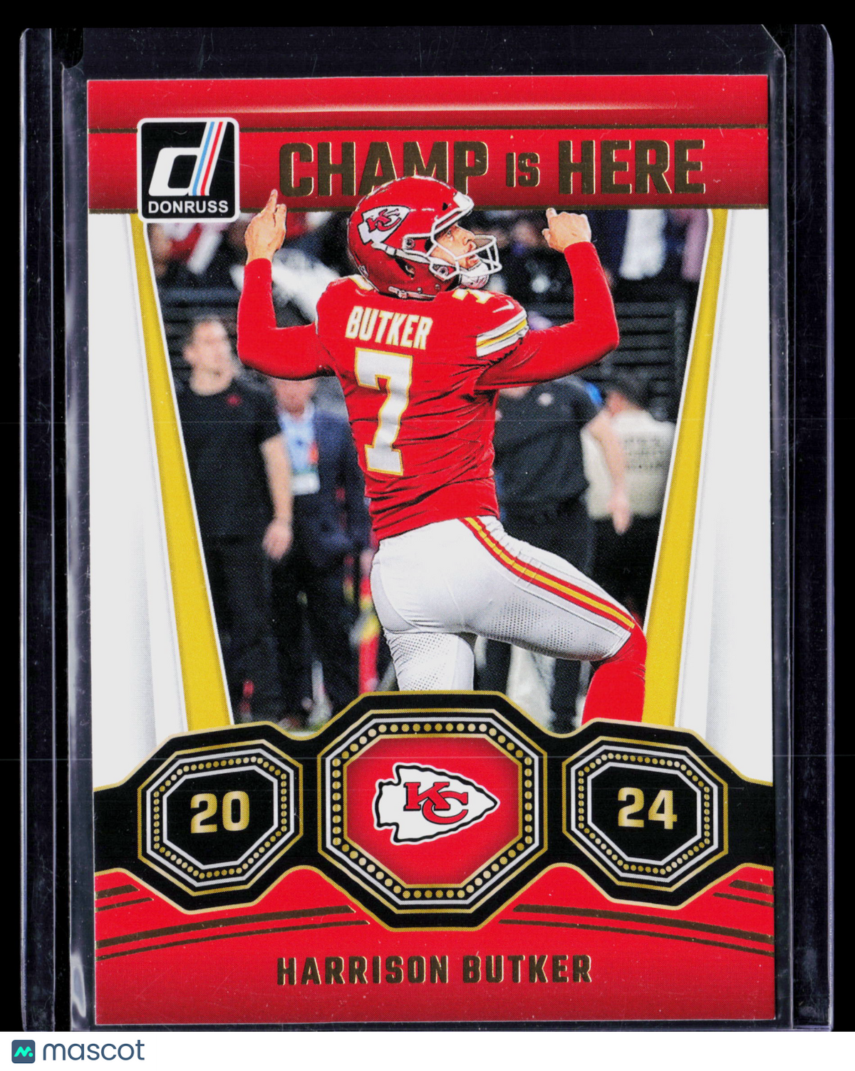 2024 Donruss Champ Is Here Harrison Butker #8