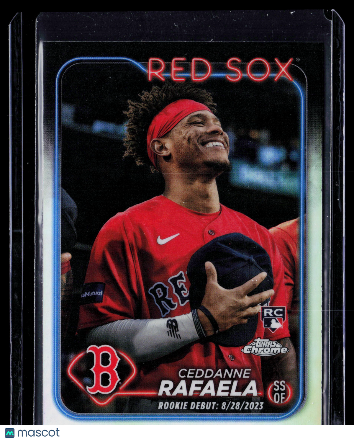 2024 Topps Chrome Update Series Ceddanne Rafaela #USC44 Refractor RC