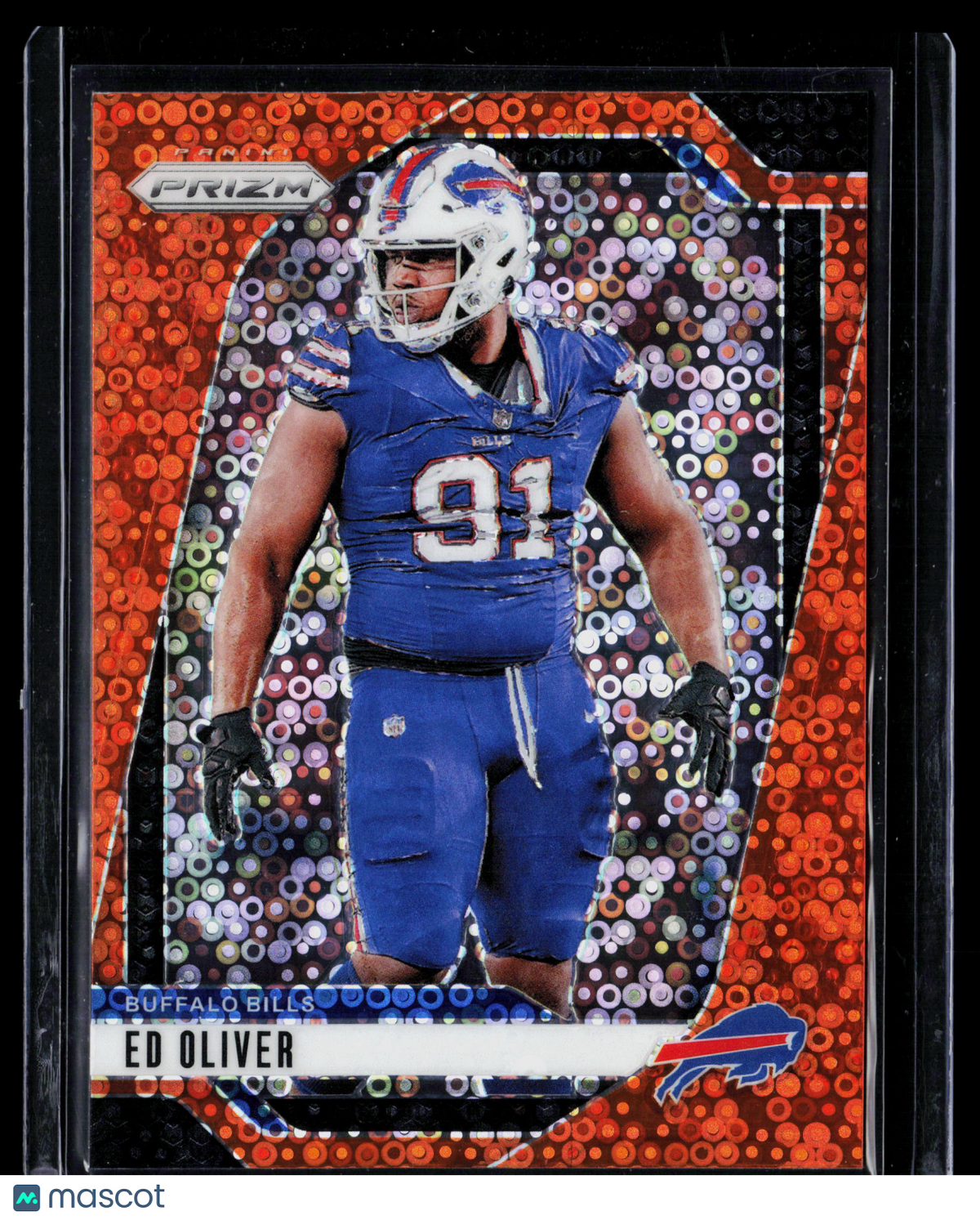 2024 Panini Prizm Ed Oliver #32 Orange Disco