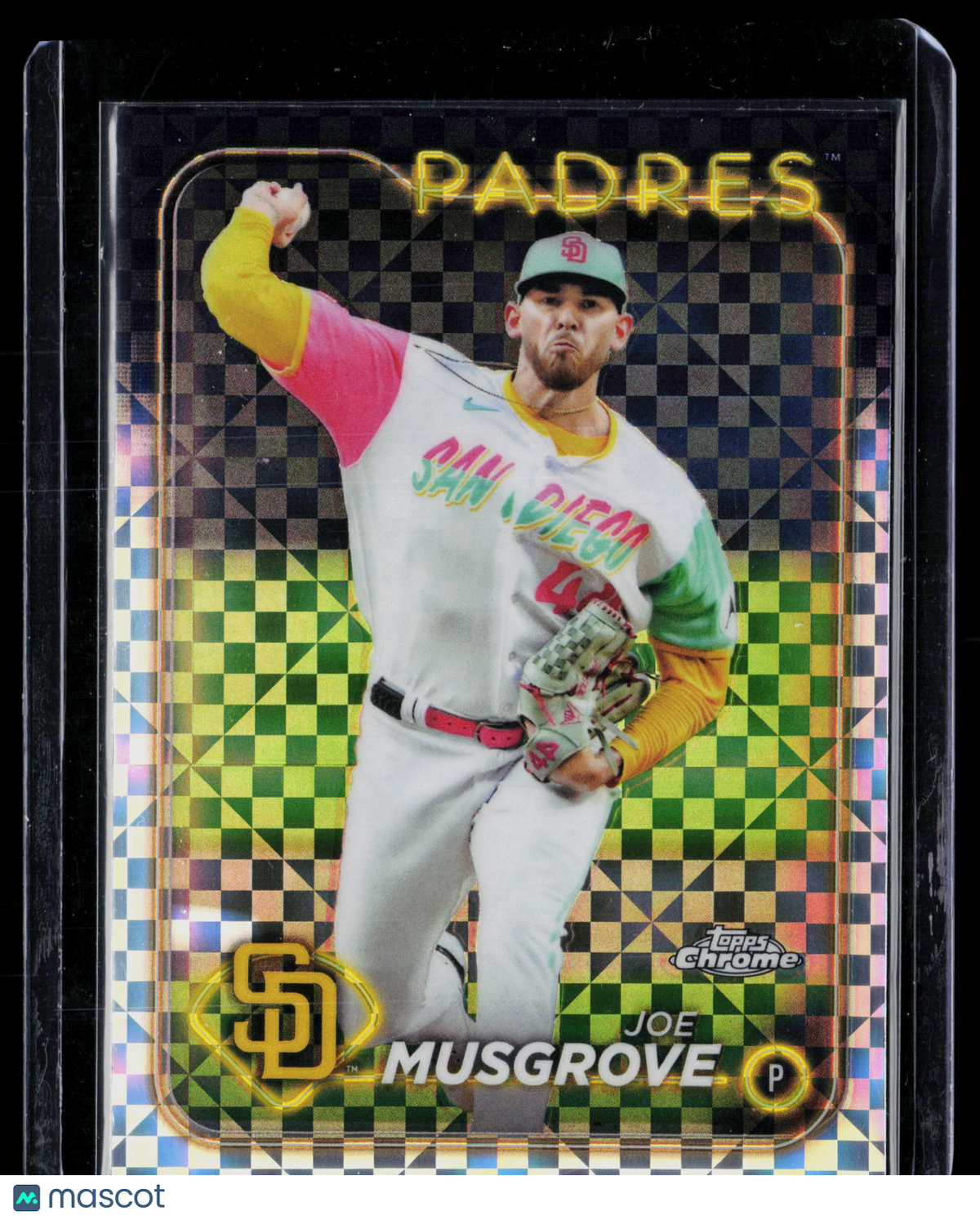 2024 Topps Chrome Joe Musgrove #192 X-Fractor