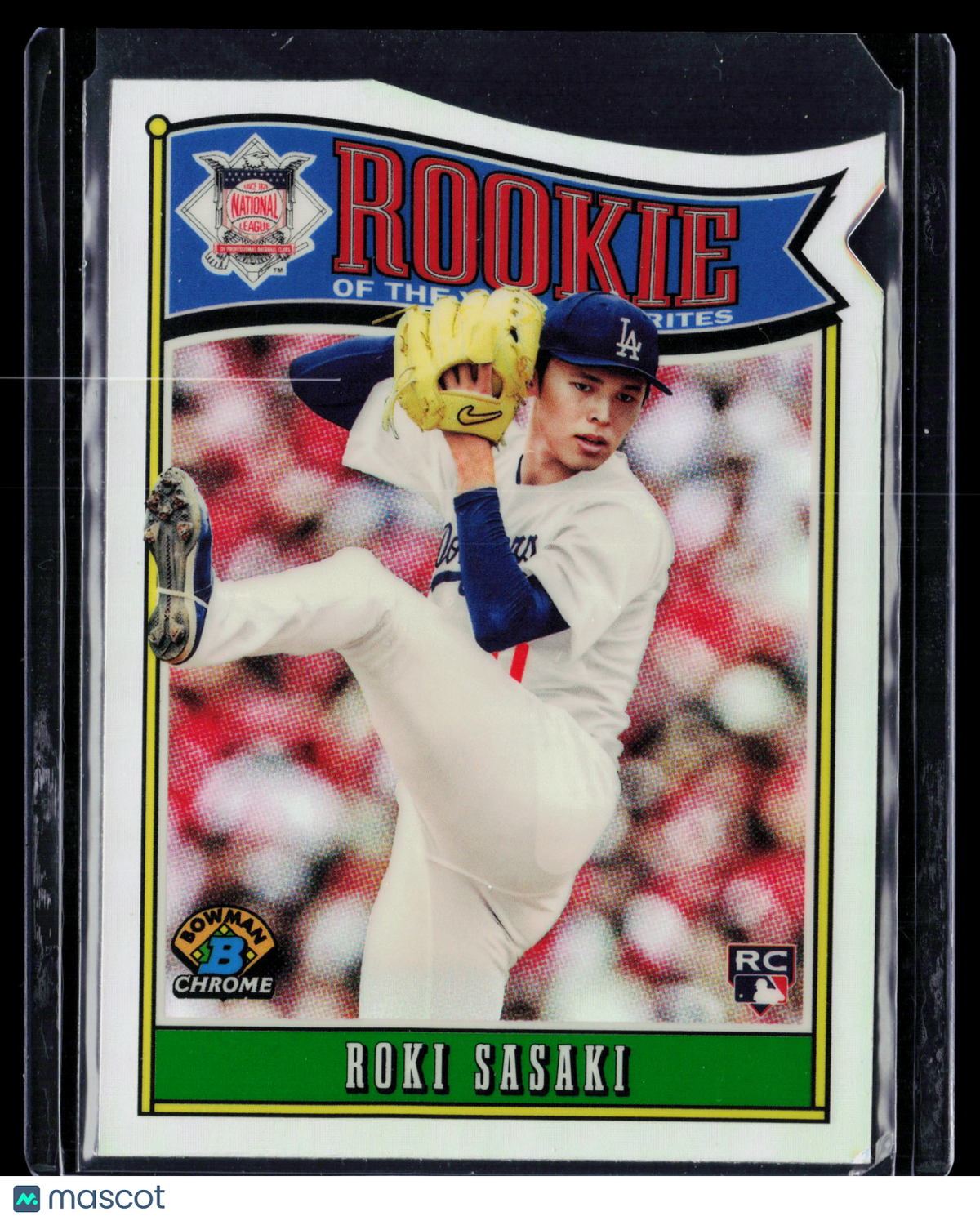 2025 Bowman Chrome Rookie of the Year Favorites Roki Sasaki #ROY-10 RC