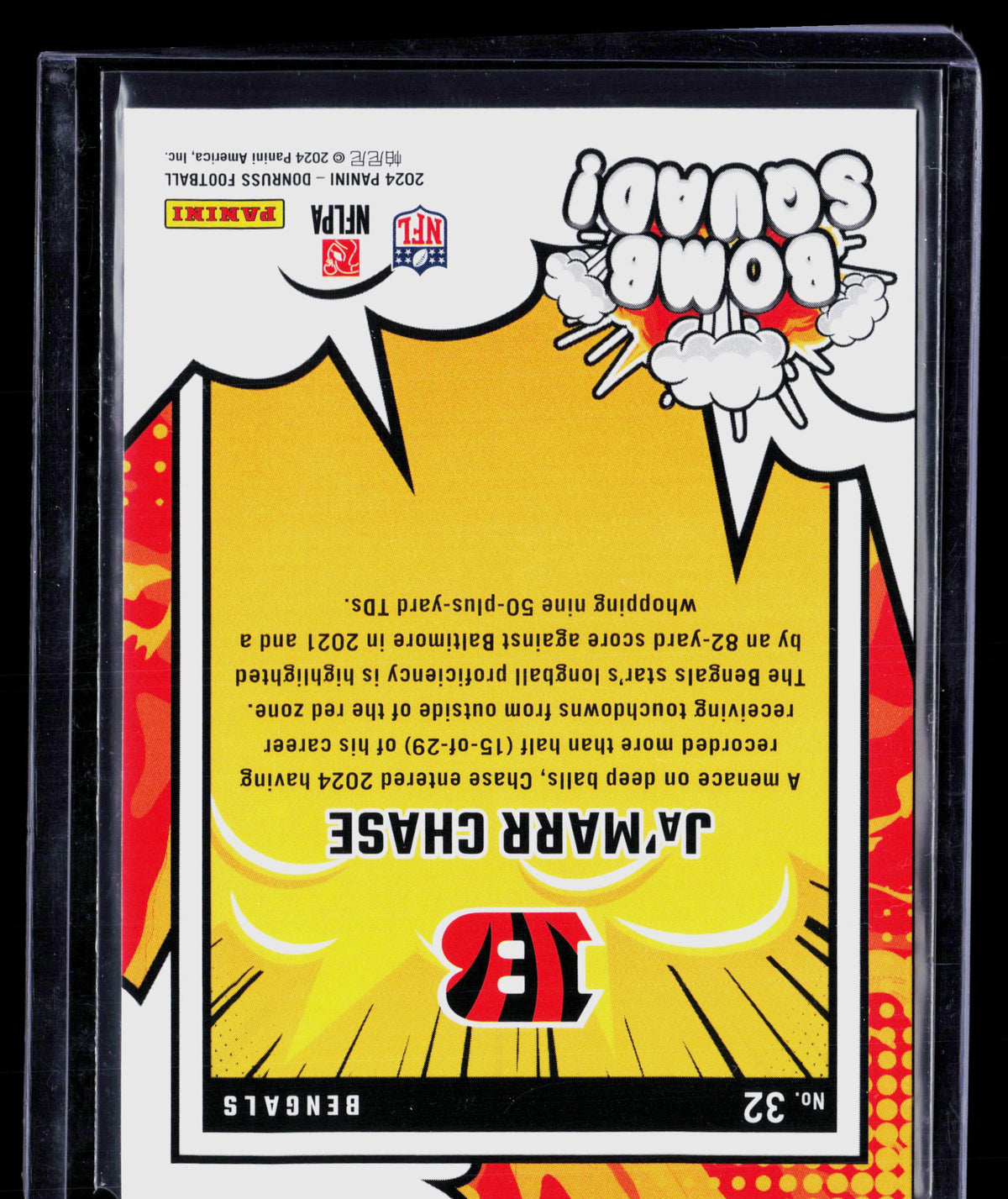 2024 Donruss Bomb Squad Ja'Marr Chase #32