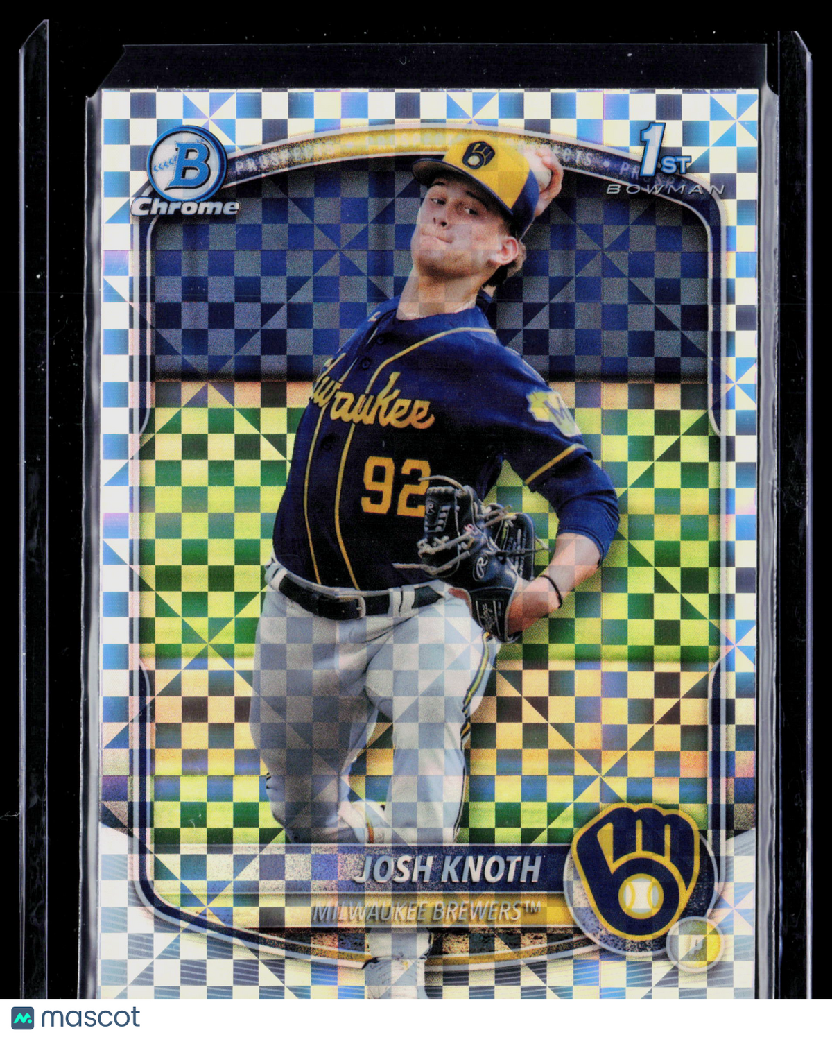 2025 Bowman Chrome Josh Knoth #BCP-136 Mega Box Refractor