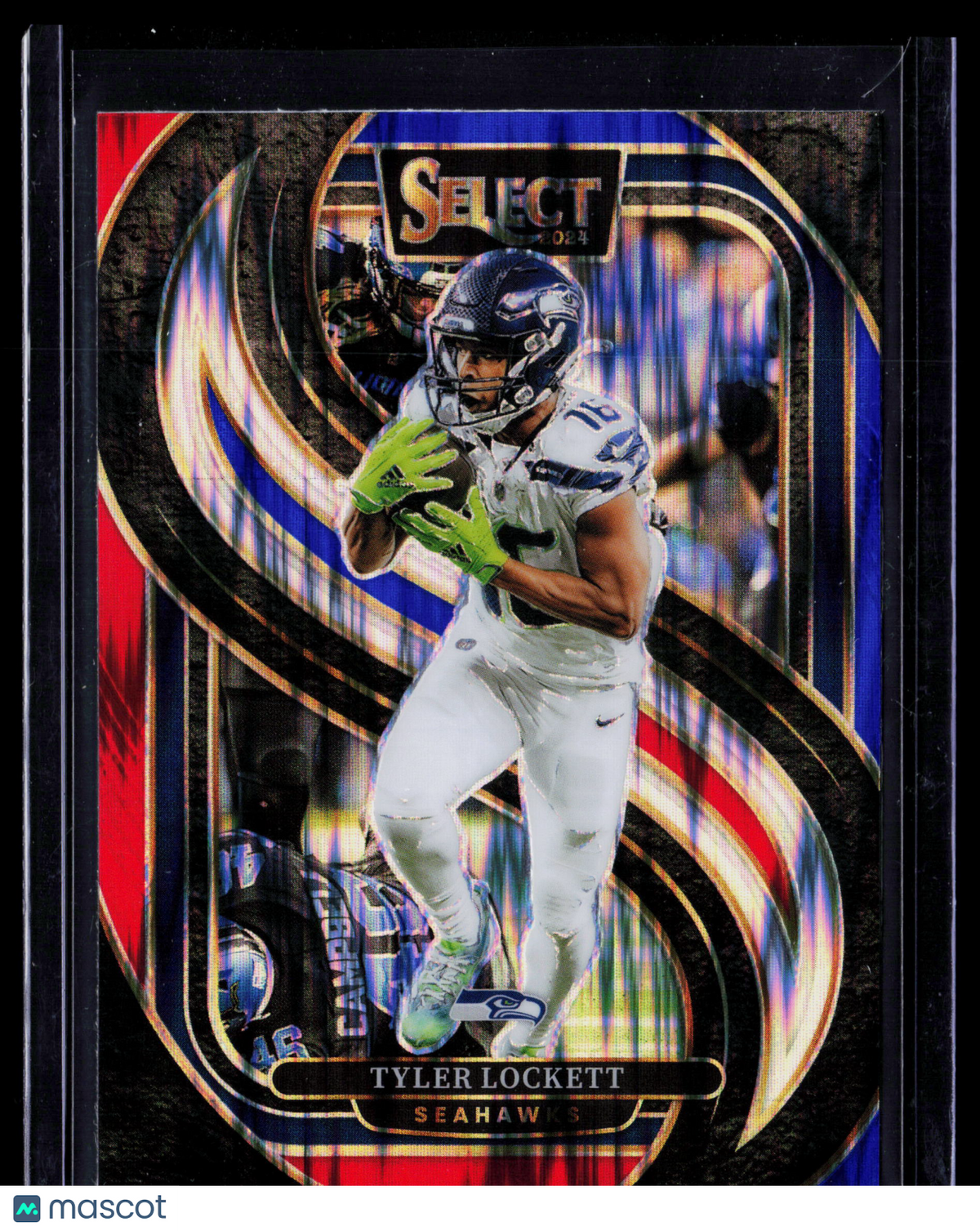 2025 Panini Select Tyler Lockett #199 Red Blue Prizm
