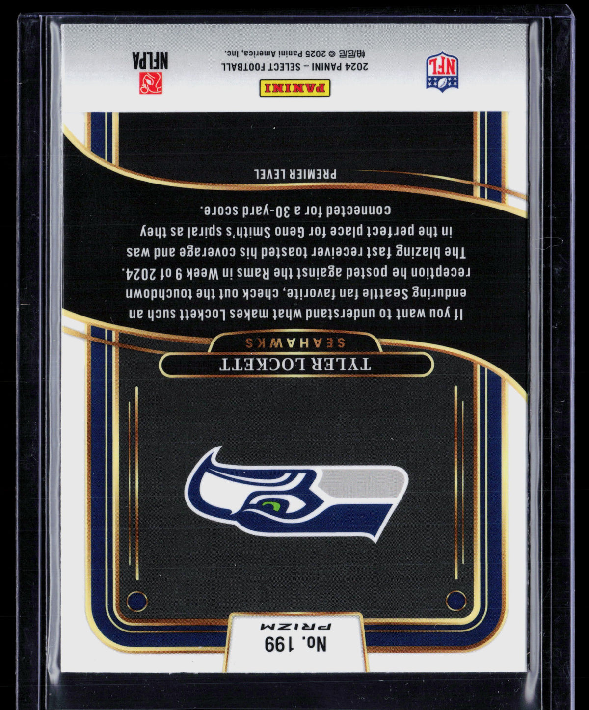 2025 Panini Select Tyler Lockett #199 Red Blue Prizm