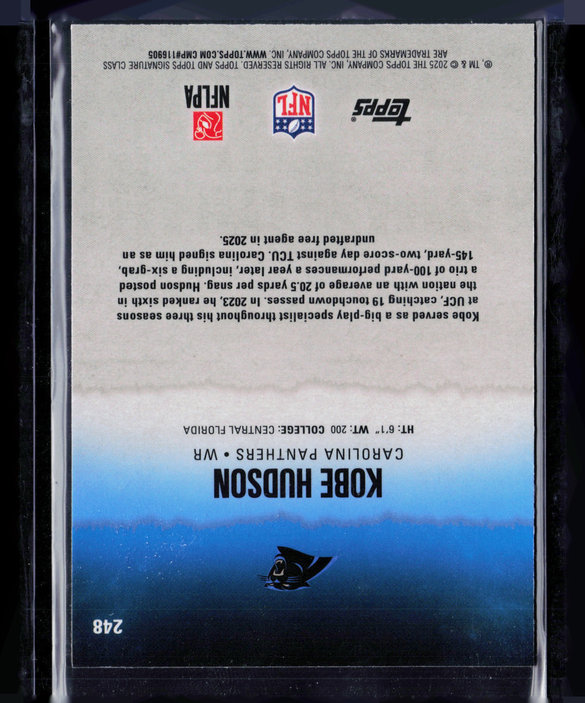 2025 Topps Composite Kobe Hudson #248 RC 045/275