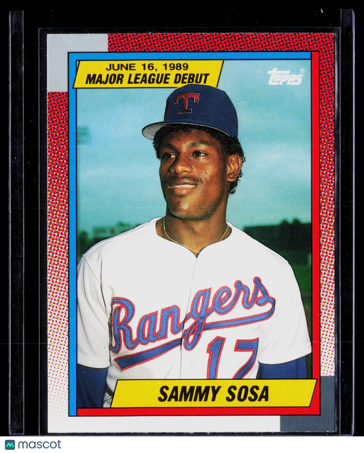 1989 Topps Major League Debut Sammy Sosa #120