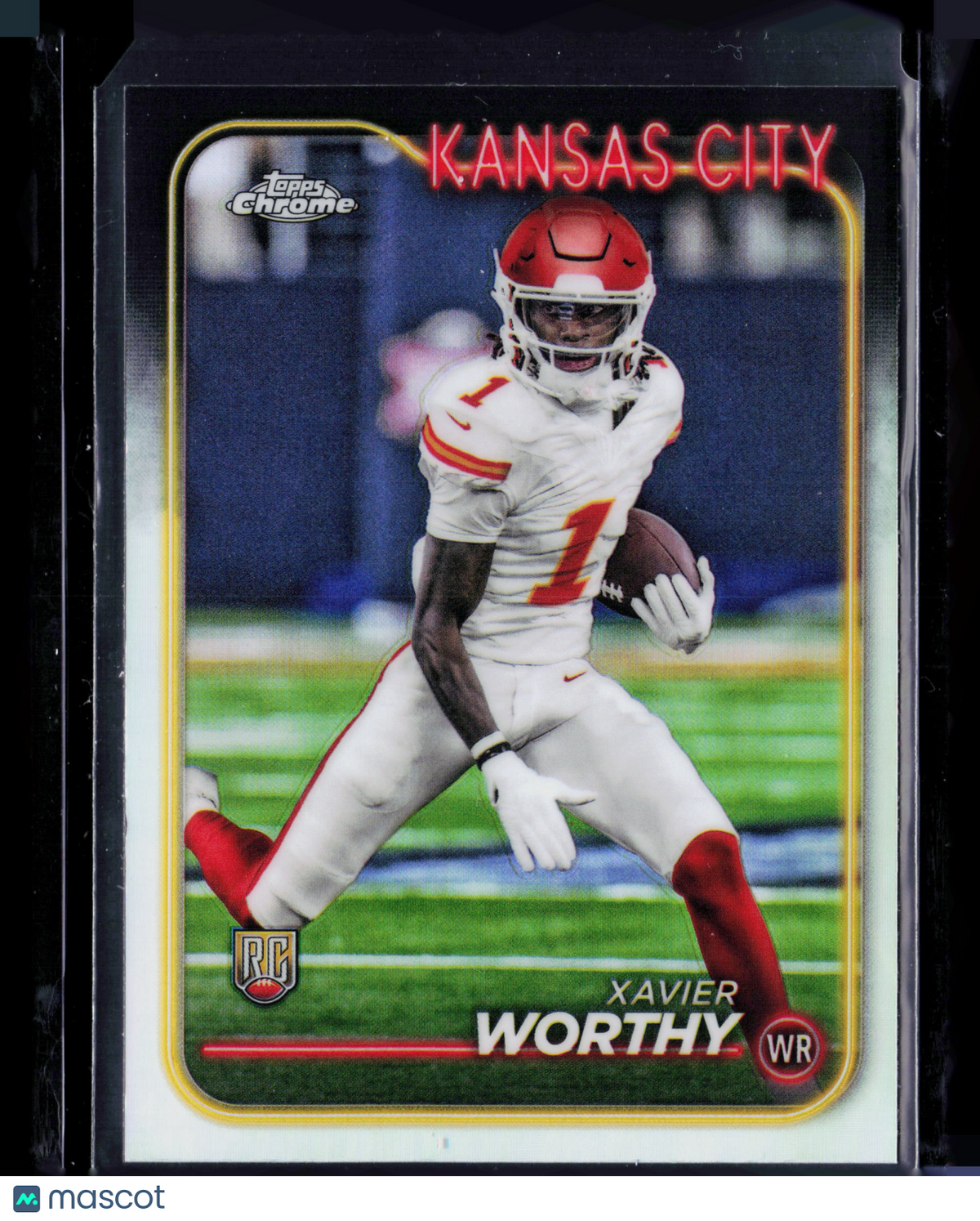 2024 Topps Chrome Xavier Worthy #208 Refractor