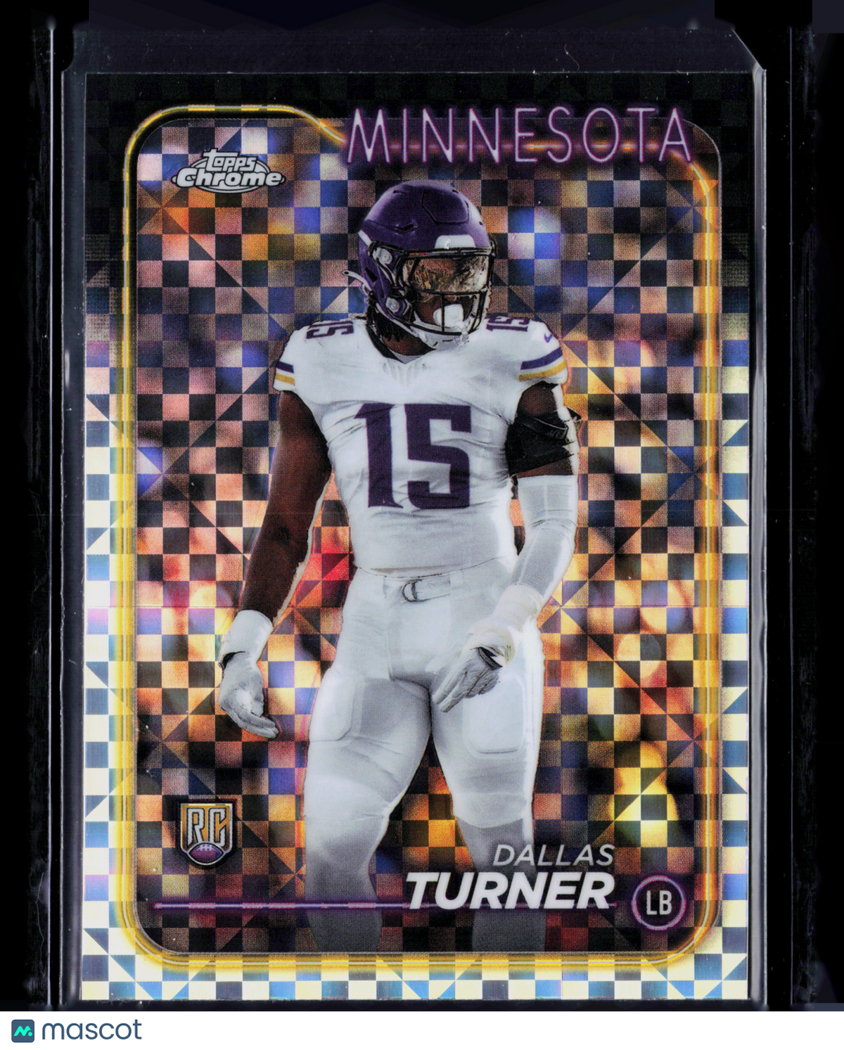 2024 Topps Chrome Dallas Turner #221 X-Fractor RC