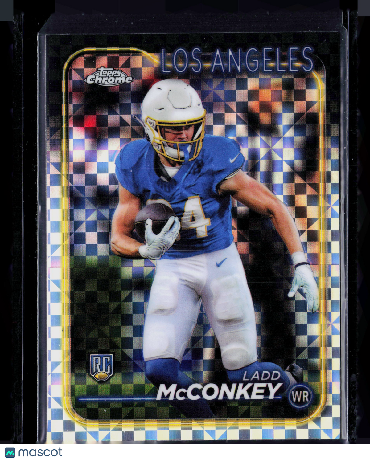 2024 Topps Chrome Ladd McConkey #212 X-Fractor RC