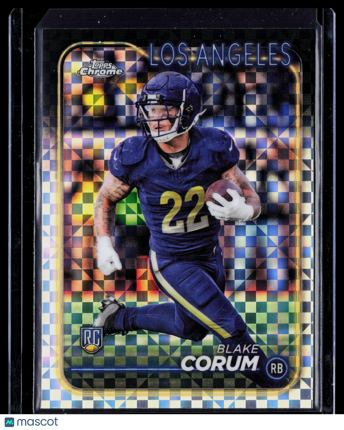 2024 Topps Chrome Blake Corum #219 X-Fractor RC
