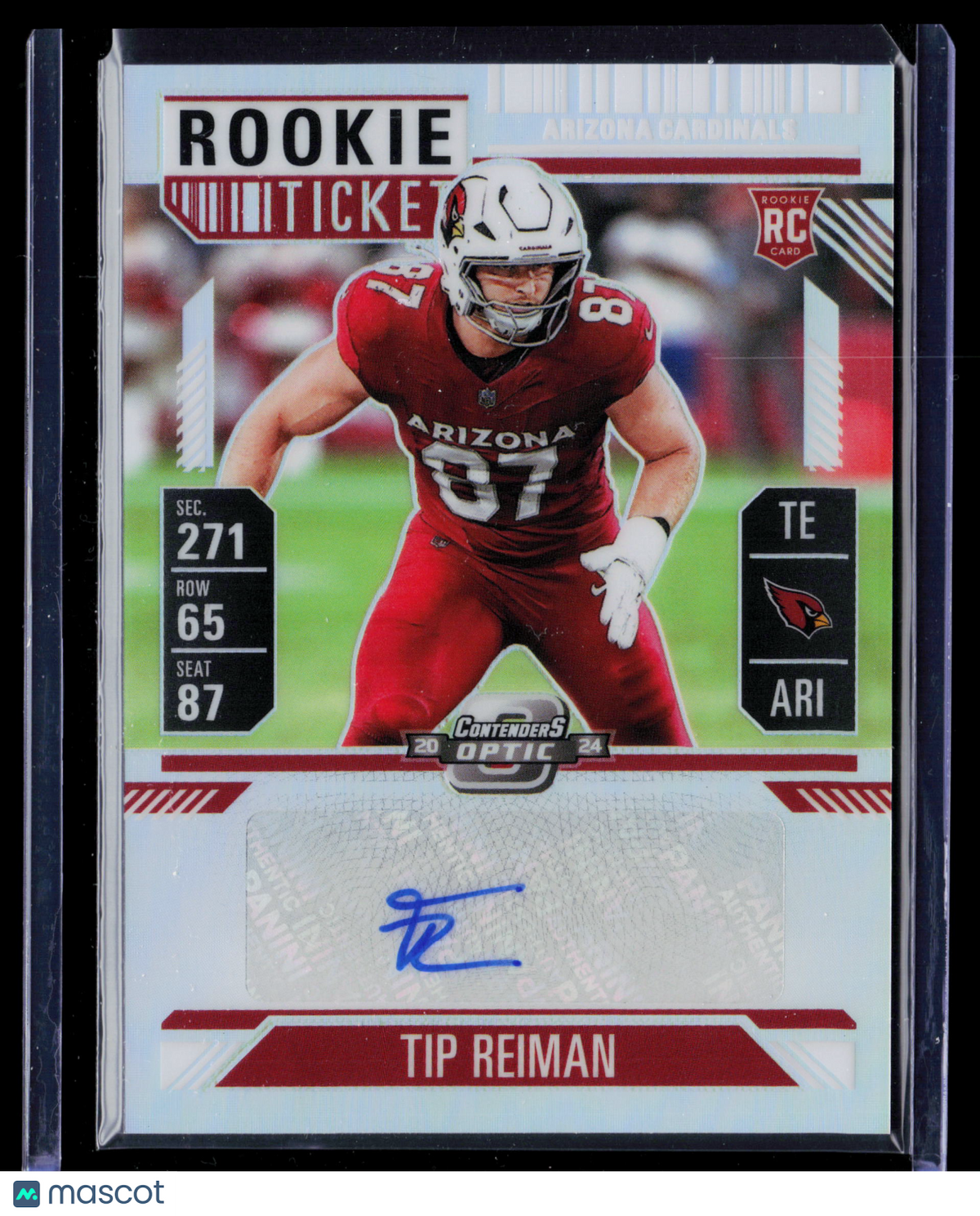 2025 Panini Contenders Optic Tip Reiman #161 RC
