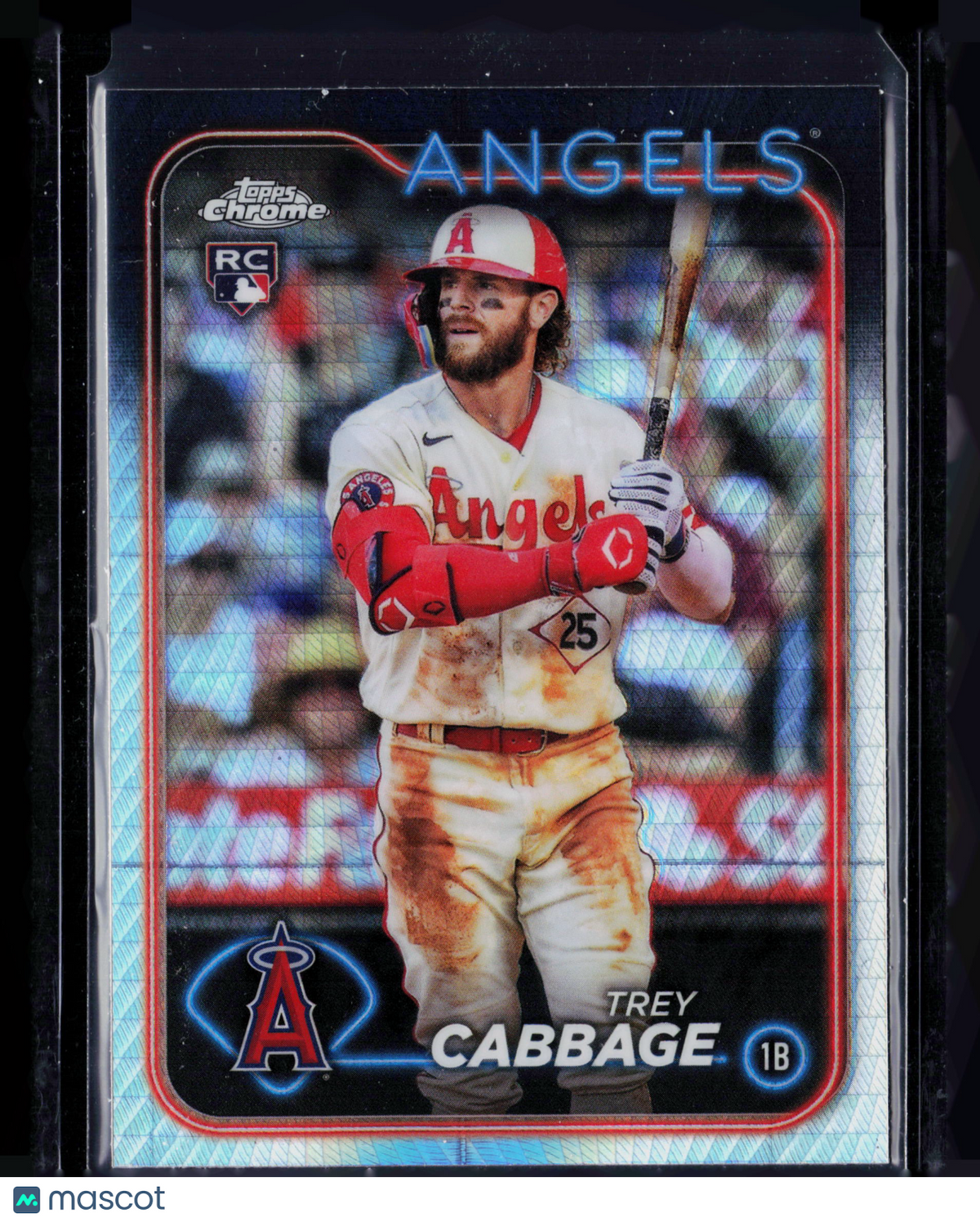 2024 Topps Chrome Trey Cabbage #226 Prism Refractor RC