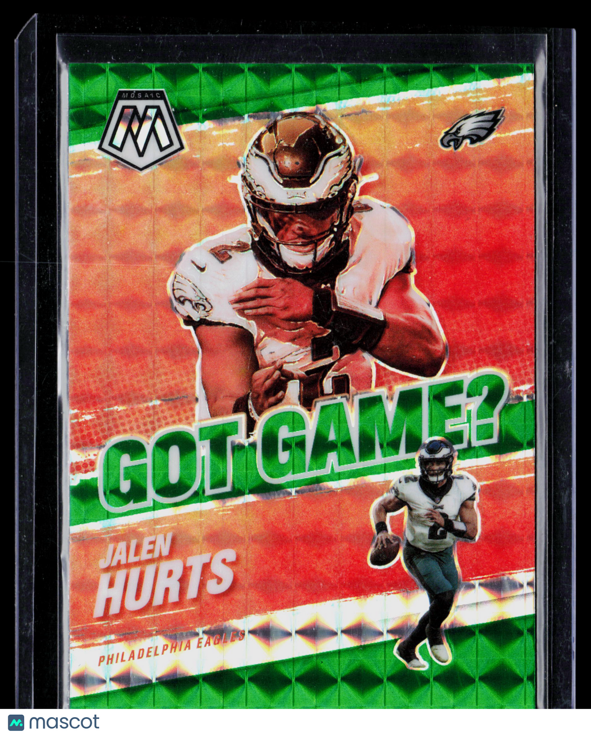 2021 Panini Mosaic Got Game Jalen Hurts #GG-5 Green