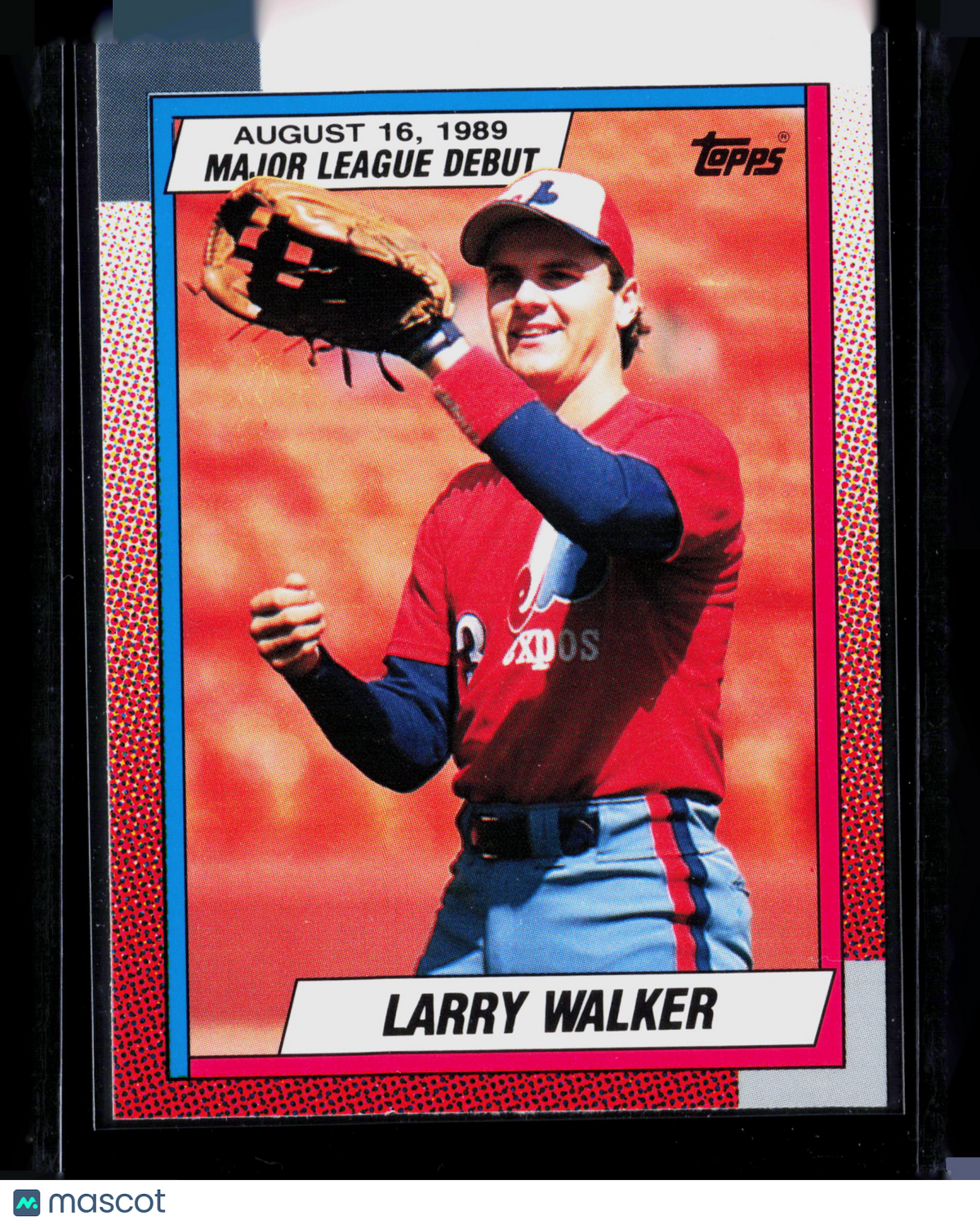 1989 Topps Debut '89 Larry Walker #133