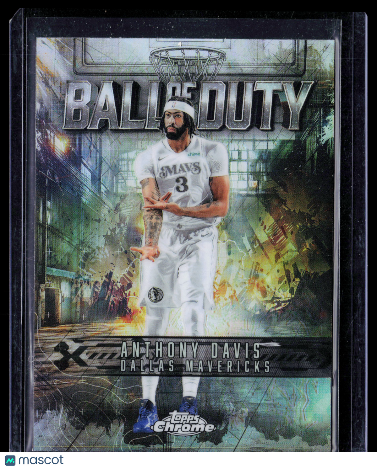 2025 Topps Chrome Ball of Duty Anthony Davis #BD-2 Refractor