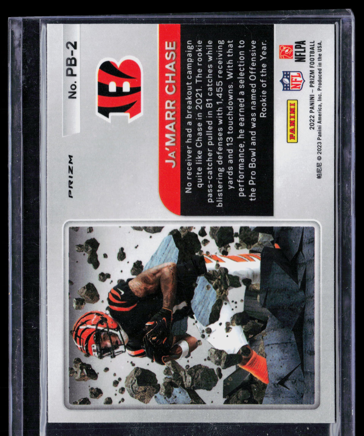 2022 Panini Prizm Prizm Break Ja'Marr Chase #PB-2
