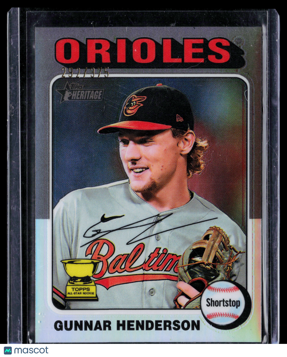 2024 Topps Heritage Gunnar Henderson #24 Chrome Refractor