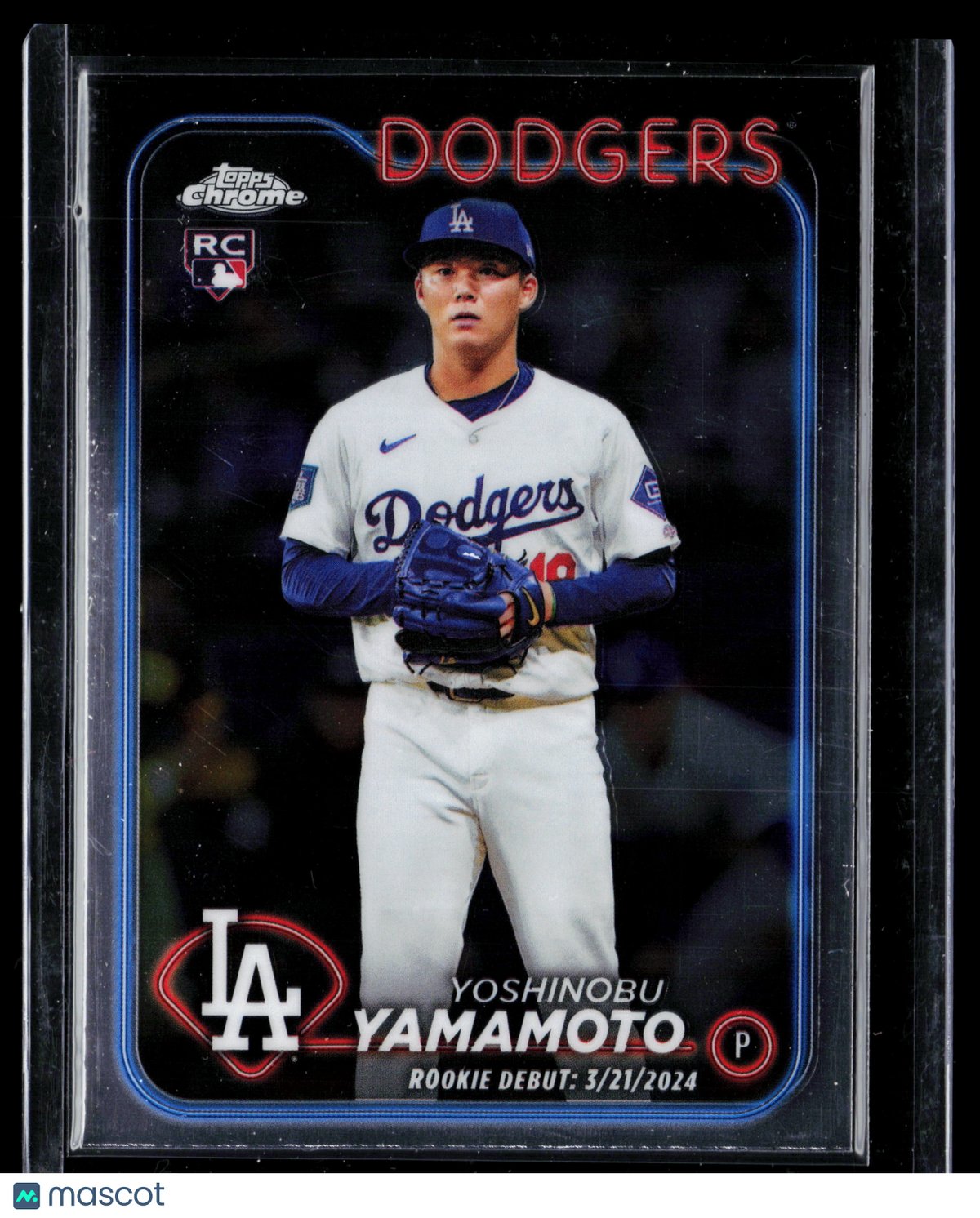 2024 Topps Chrome Update Yoshinobu Yamamoto #USC108 RC