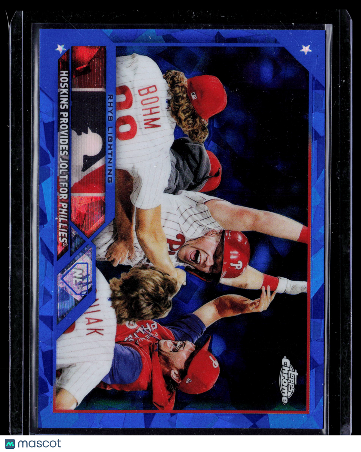 2023 Topps Chrome Sapphire Edition Alec Bohm Rhys Hoskins #248 Blue