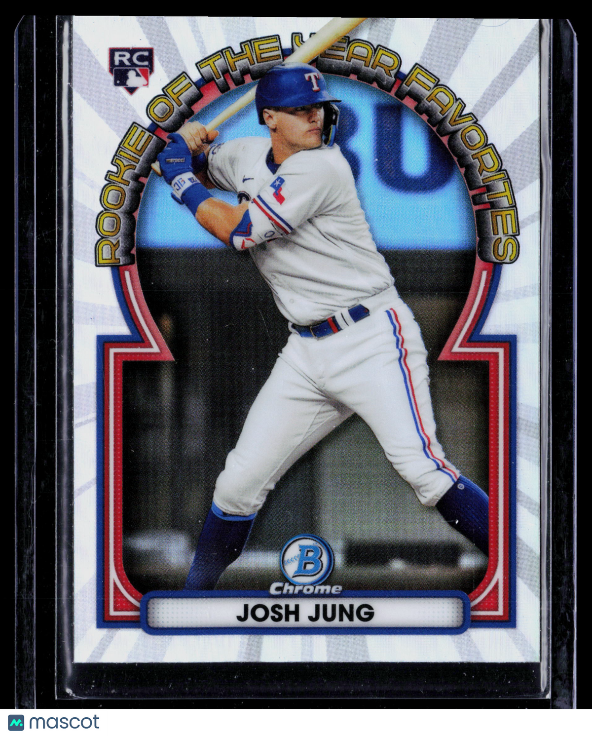 2023 Bowman Chrome Rookie of the Year Favorites Josh Jung #ROYF-9 RC