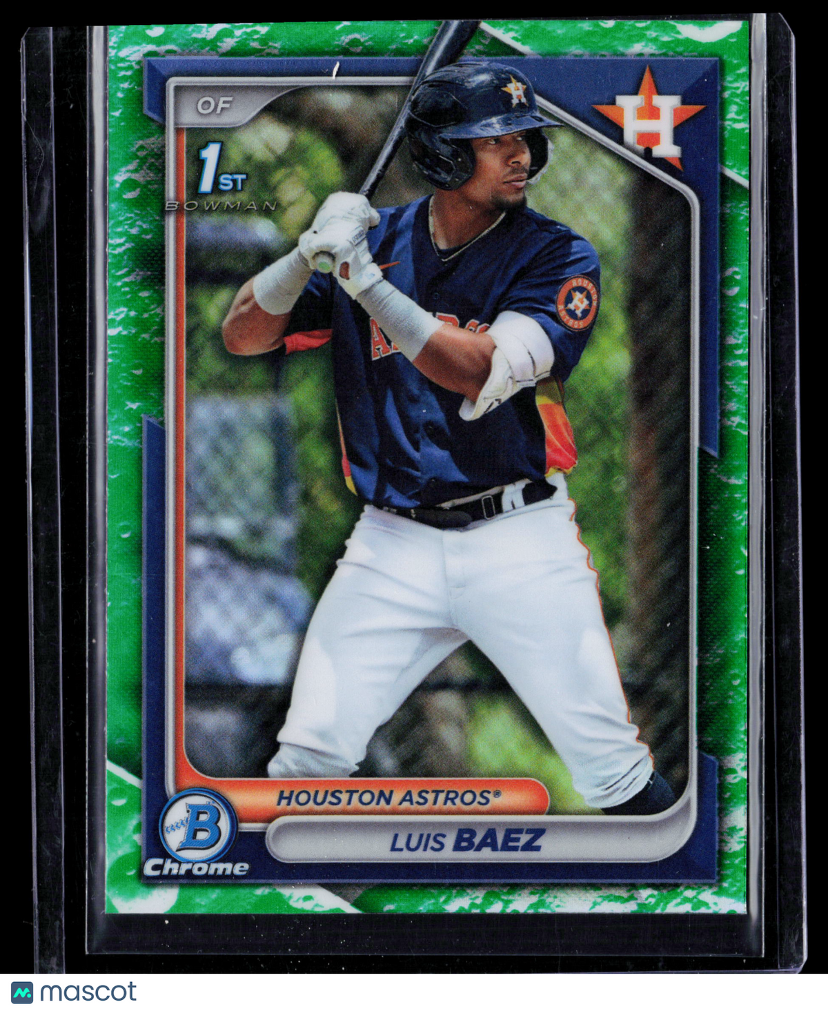 2024 Bowman Chrome Luis Baez #BCP-66 Green