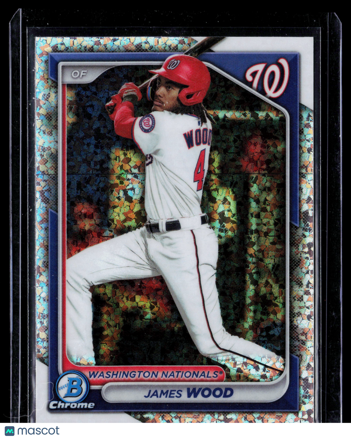 2024 Bowman Chrome James Wood #BCP-91 Mojo Refractor