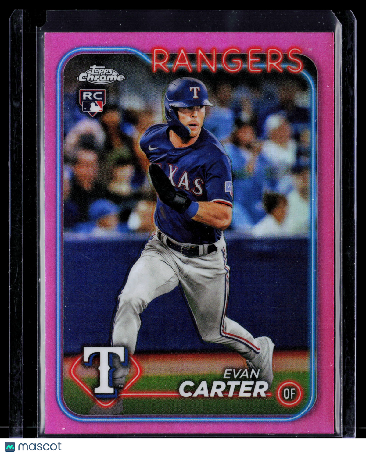 2024 Topps Chrome Evan Carter #136 Pink RC