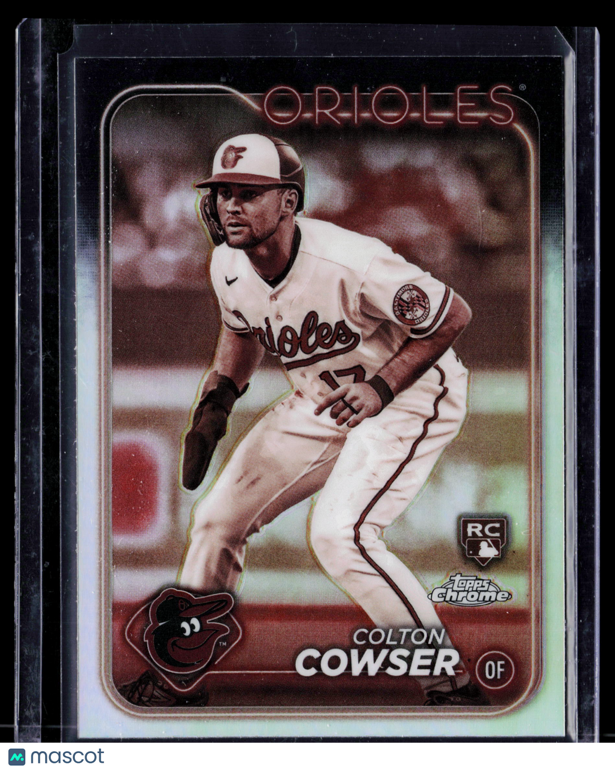 2024 Topps Chrome Colton Cowser #278 Sepia Refractor RC