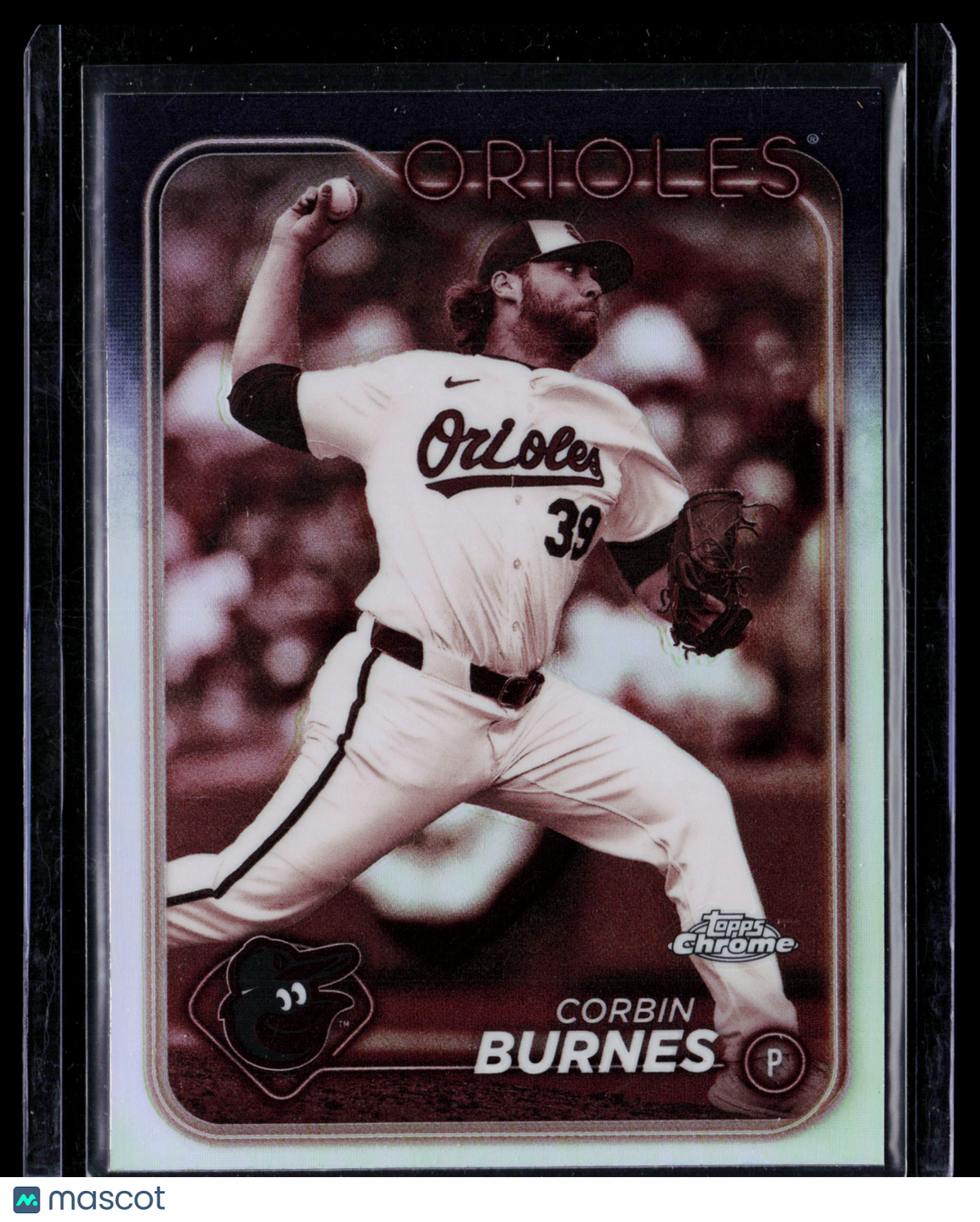 2024 Topps Chrome Corbin Burnes #3 Sepia Refractor
