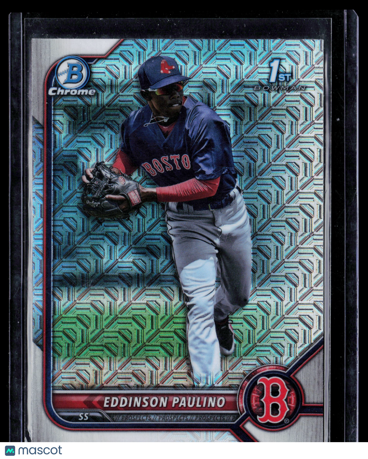 2022 Bowman Chrome Mega Box Eddinson Paulino #BCP-175 Refractor