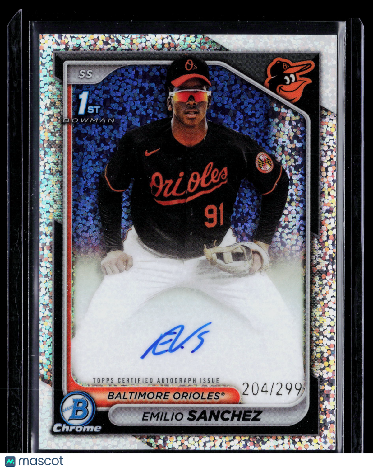 2024 Bowman Chrome Emilio Sanchez #CPA-ES Speckle Refractor 204/299