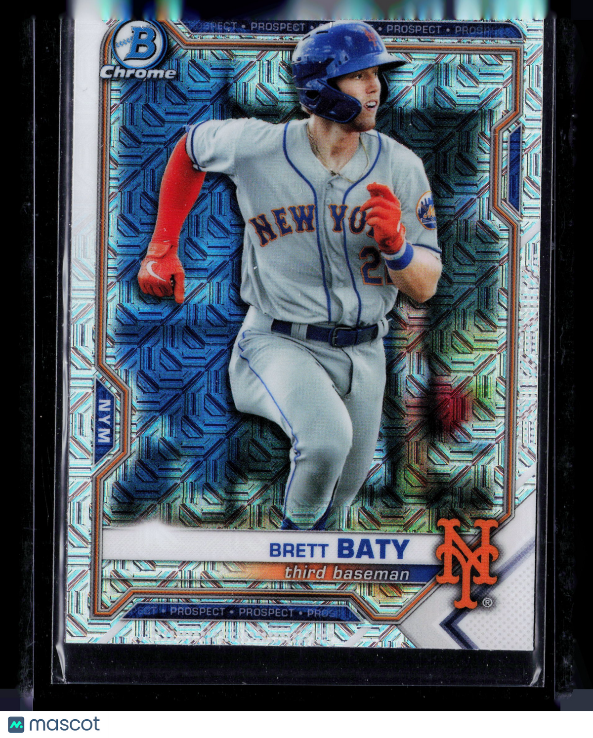 2021 Bowman Chrome Mega Box Brett Baty #BCP-237 Mojo Refractor