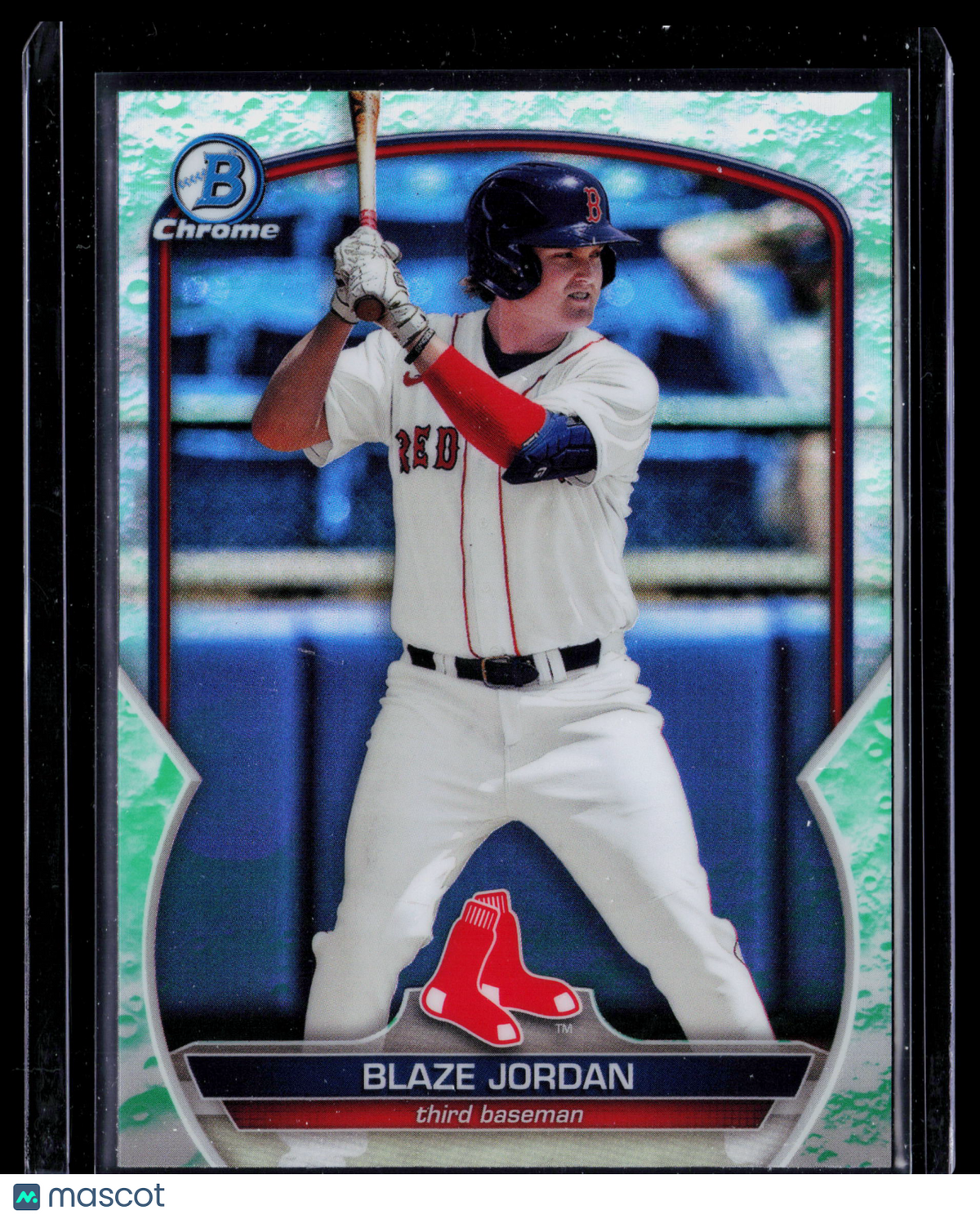 2023 Bowman Chrome Blaze Jordan #BCP-101 Green Speckle Refractor